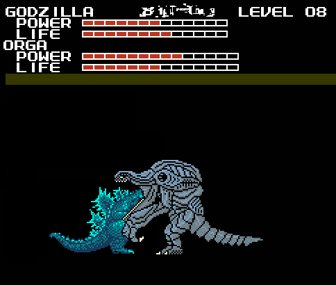 Orga eating Godzilla