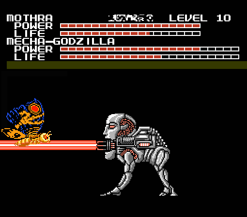 Not-Mecha-Godzilla laser attack