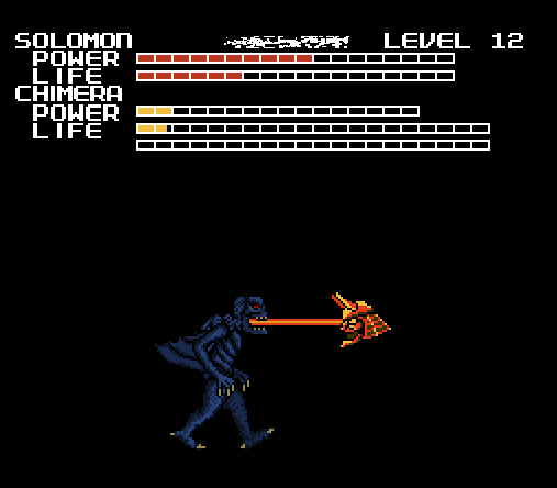 Solomon beaming Chimera to death