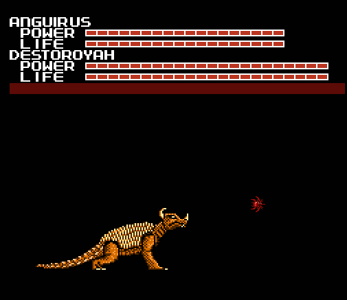 Destroyah in microscopic form