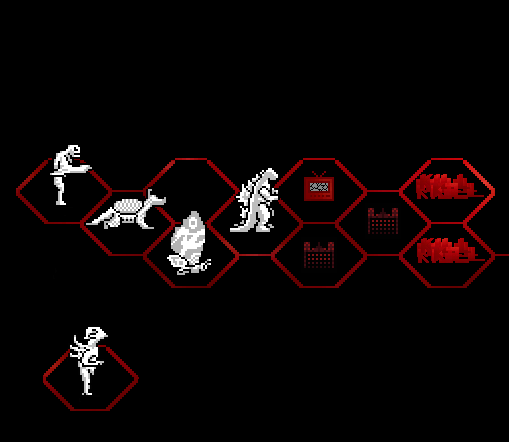 The new monster is isolated from the group