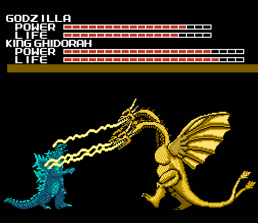 King Ghidorah lightening attack