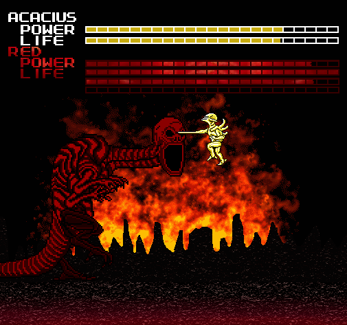 Acacius stabs Red in the eye