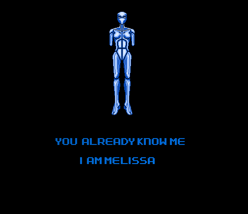 “YOU ALREADY KNOW ME I AM MELISSA”