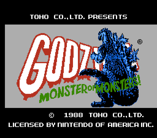 "*GODZILLA: MONSTERS OF MONSTERS!”