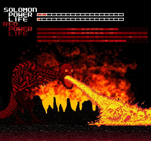 Red’s fire attack