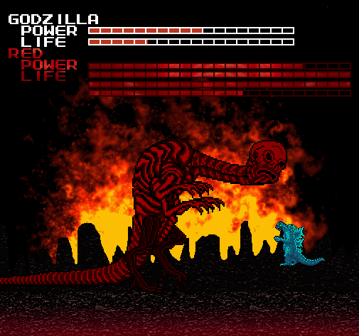 Red vs Godzilla