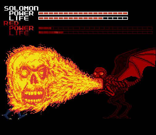 Red’s fire attack