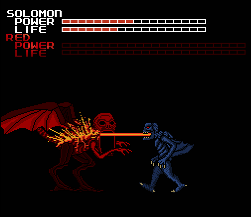 Solomon hits the final strike on Red