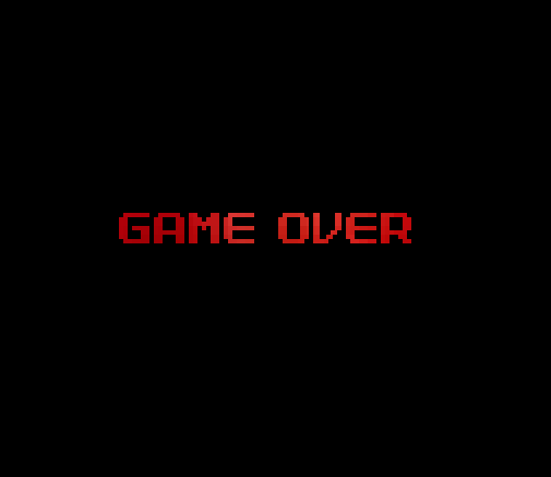 “GAME OVER”