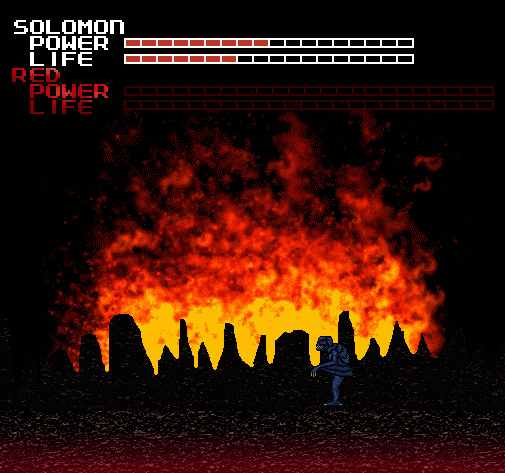 A hellish stage