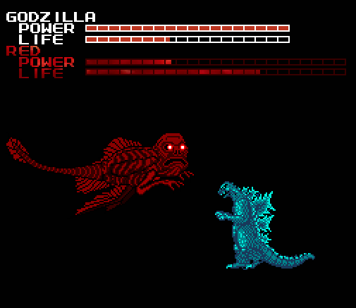 Red enters fish form