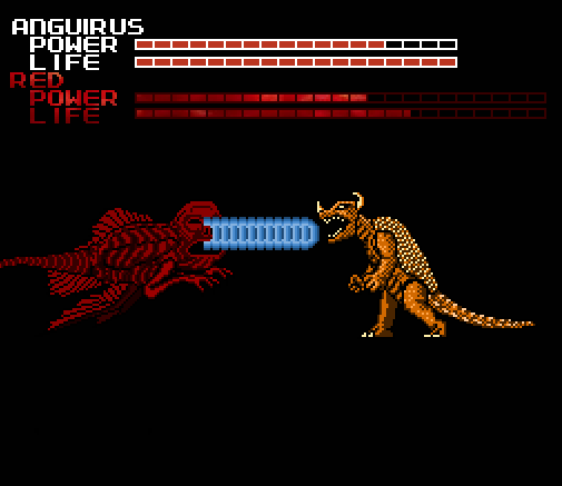 Anguirus vs Red
