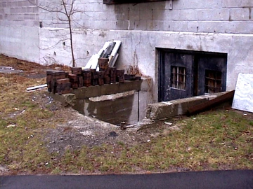 W Basement door